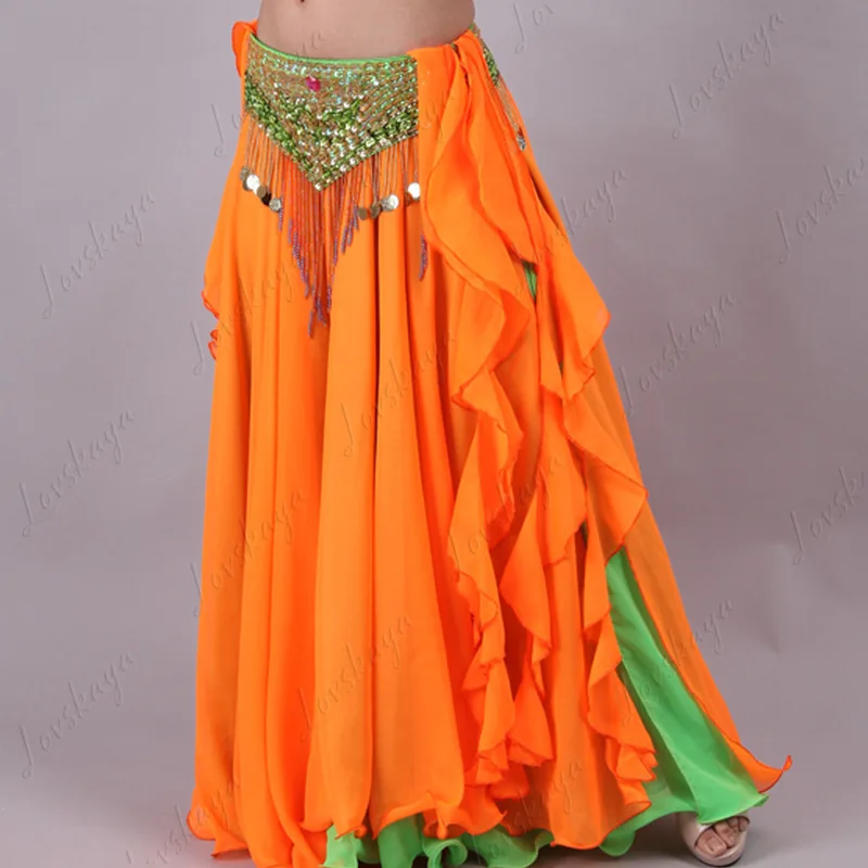 Xinjiang Volkstanz Doppellagiger Chiffon-Swingrock, indisch