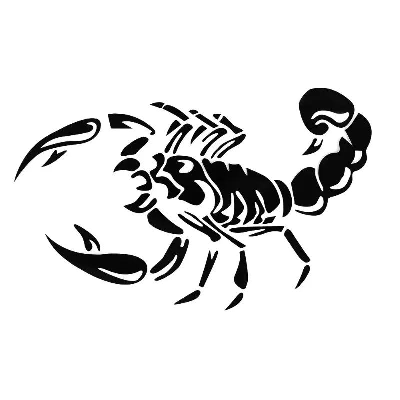 

JP off-road cartoon big scorpion sticker black sticker scorpion sticker personalized waterproof cool car bumper sticker PVC