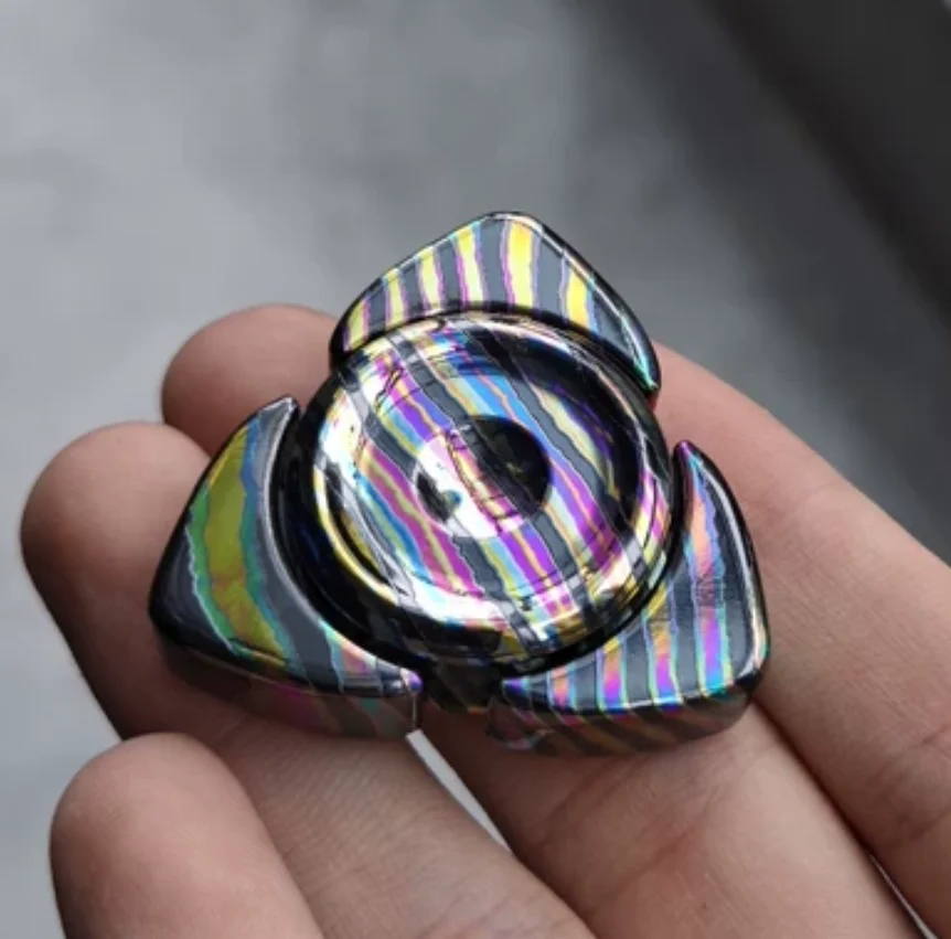 Used EDC Morning light mini zircuti Stress Relief Toy Haptic Spinner Fingertip Gyroscope Decompression Toys For Adult