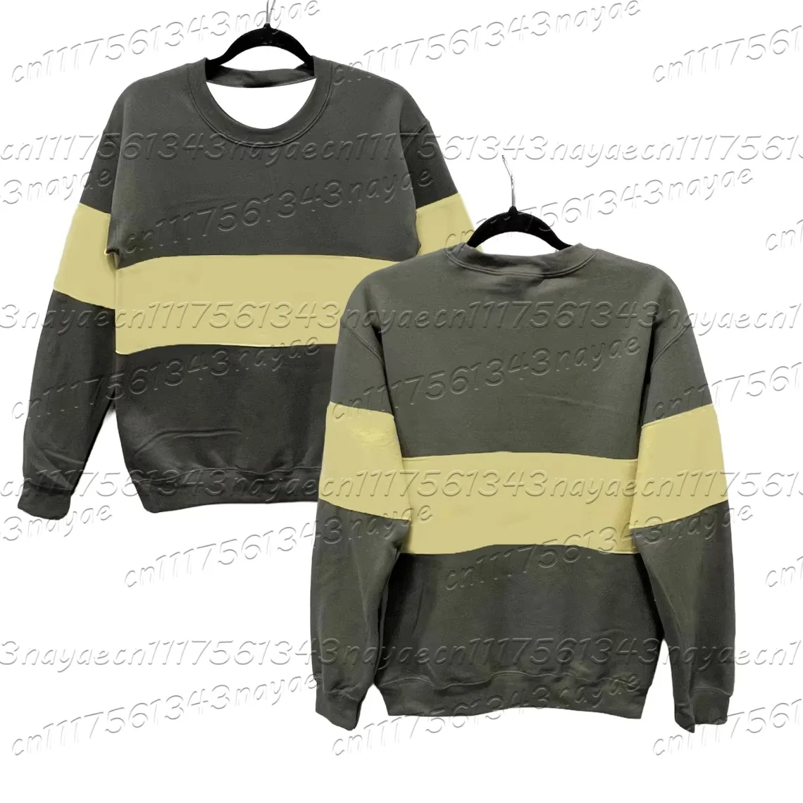 Deltarune Undertale Kris Cosplay Halloween Fashion O Collar Sweatshirt Men Women Kids Clothing Green Yellow Striped Pullovers