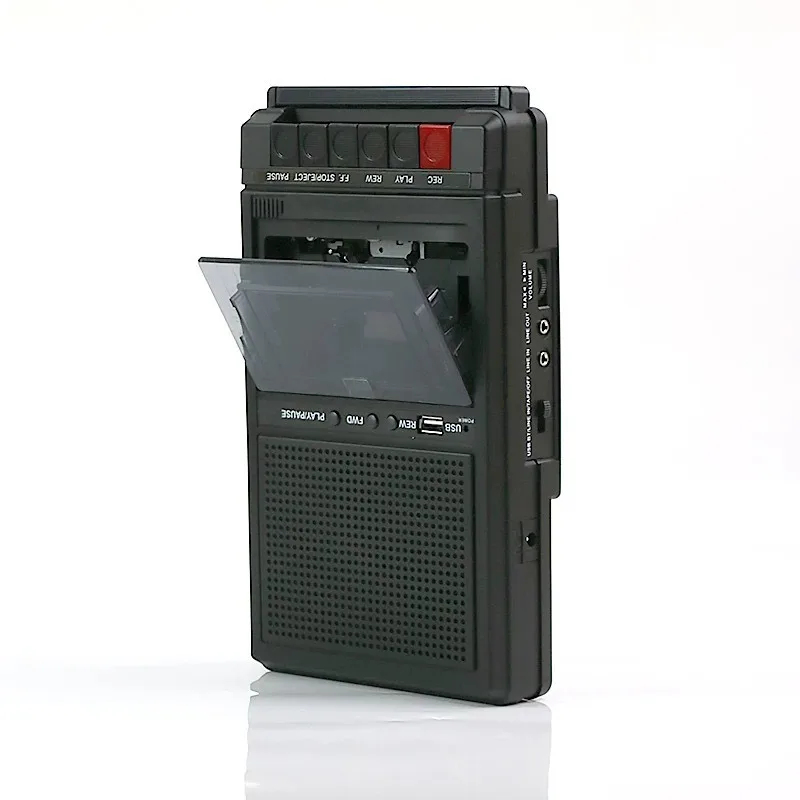 

Factory Direct Portable Tape Player - USB Cassette Recorder with Retro Walkman Design, Bulk Order Transcription Device
