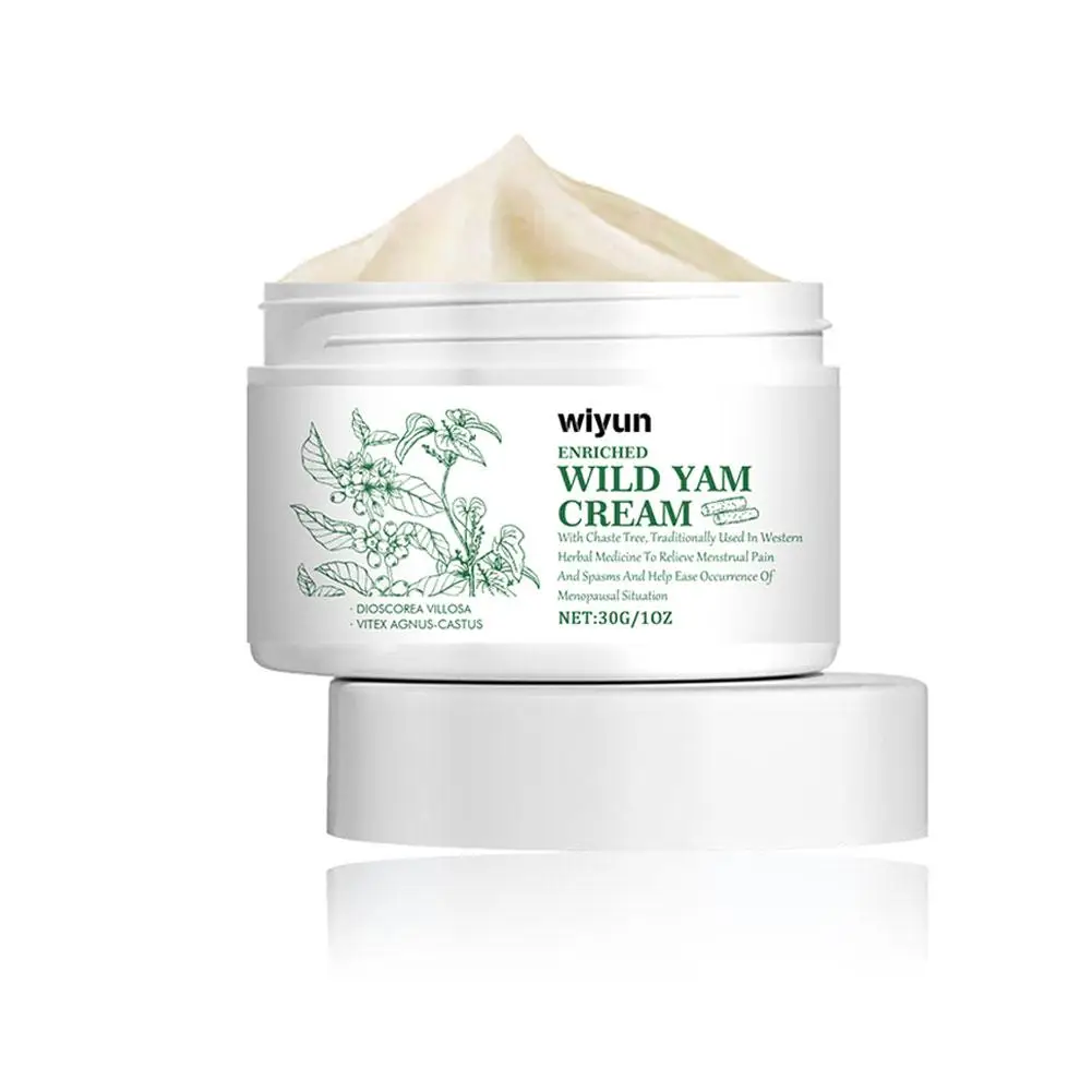 Wild Yam Cream For Hormone Balance Menopause Support Wild Yam Cream Women Moisturizing Facial Cream Brightening Firming Ski J4D1