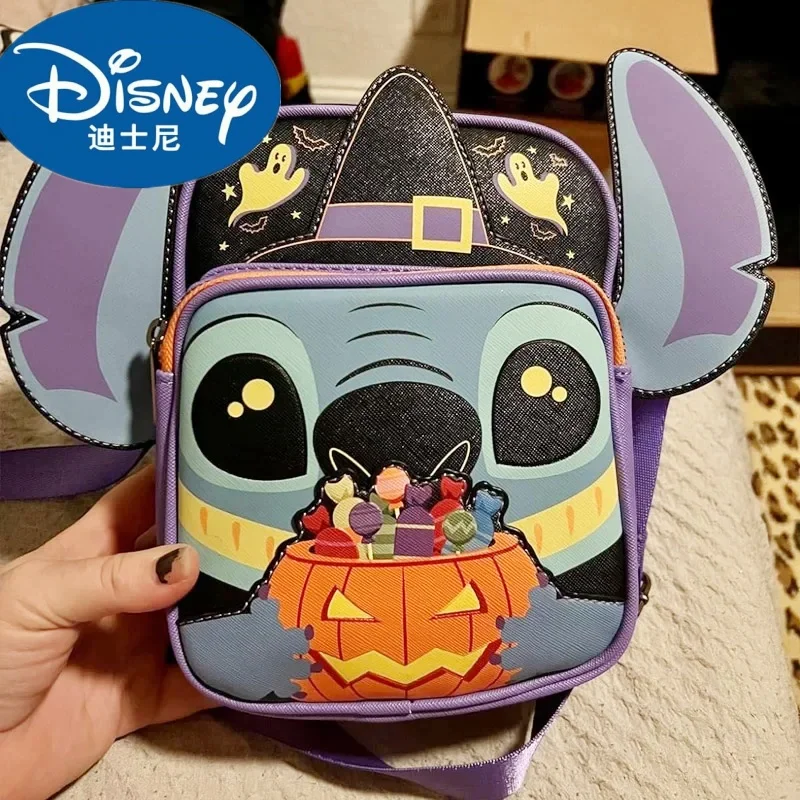 Arrival Loungefly Disney Brand Co Branding Lilo & Stitch Halloween Candy Cosplay Passport Shoulder Crossbody Bag Backpack