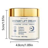 Crème raffermissante et liftante pour le visage - Riche en acide hyaluronique et en rétinol, resserre et lifte la peau, hydrate la peau, convient à tous les types de peau, produit de soin quotidien 2