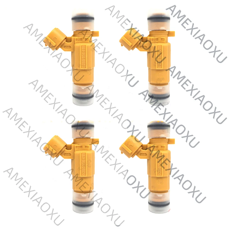 

0280156419 4Pcs Fuel Injector Fit For Nissan Tiida Livina 1.8 flex 16600-8W80A