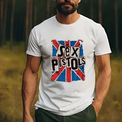 Uk Hard Rock Punk Rock Band Tees Sex Pistols Cotton T-Shirt Normal Brand Mens Tops PUNK SEX PISTOLS Women Streetwear T Shirt