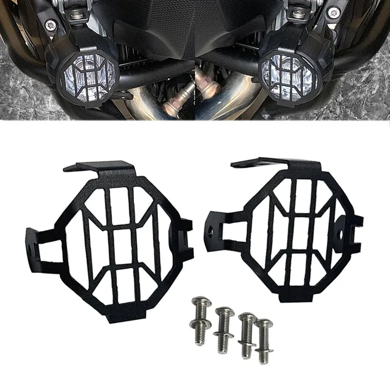 สําหรับ BMW R1200GS F800GS R1250GS F850GS F750GS ADV R 1250 GS 1200 F700GS รถจักรยานยนต์ LED Fog Light Protector Guard โคมไฟ