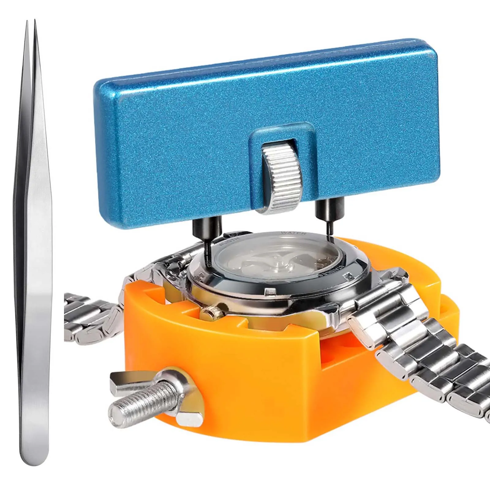 3pcs Watch Battery Replacement Kit, Watch Wrench Back Remover for Rotate Open Watch Cover, Watch Case Opener Set