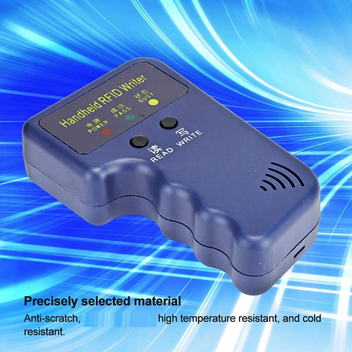 Handheld Card Copier 125Khz ID (HID/AWID) Duplicator Reader Writer With 6 Writable Keychain+6 Writable Card