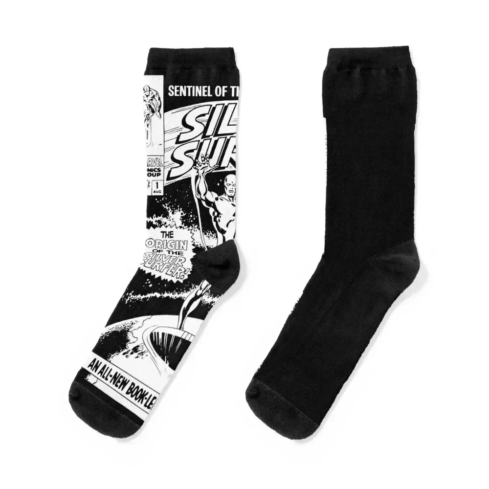 

SILVER SURFER- JOHN BUSCEMA Essential Socks christmas gift golf Thermal man winter halloween Socks Women Men's