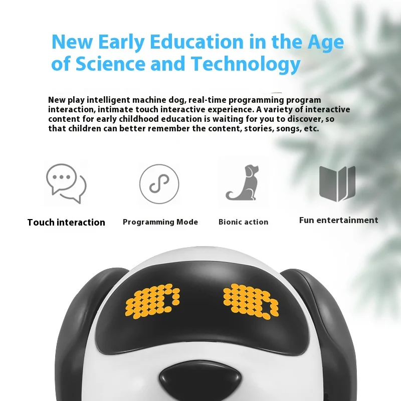 Zabawny robot Biomimetyczna inteligentna maszyna Programowanie psów Symulacja efektów specjalnych Zdalnie sterowana zabawka elektryczna dla dzieci