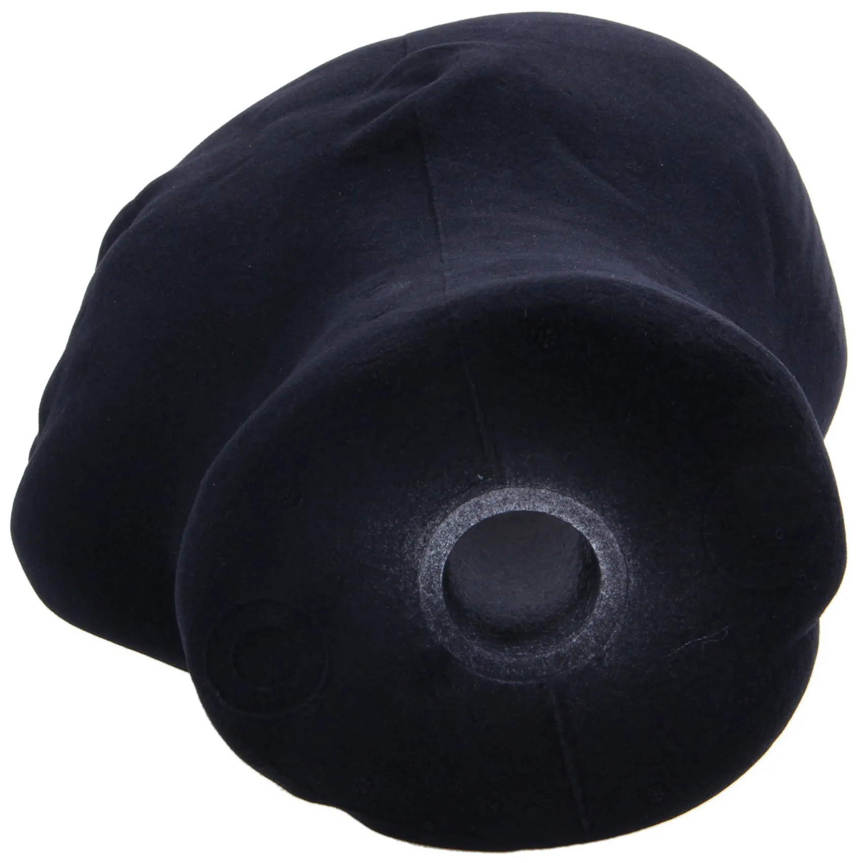 AB33-Polystyrene Black Foam Men Model Mannequin Head Dummy Stand Shop Display Hat, 4 X BLACK