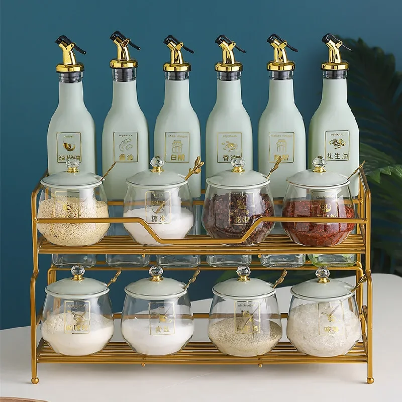 

Nordic Ceramic Seasoning Jar Salt And Sugar Container Modern Oil Vinegar Bottles Pepper Shakers Spice Rack Kitchen Organizer
