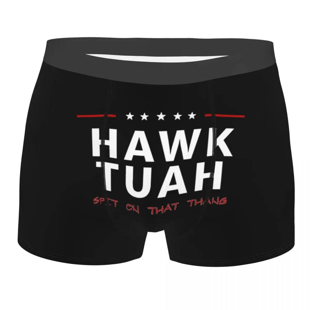 Men\'s Hawk Tuah Spit On That Thang Underwear Funny Meme Novelty Boxer Briefs Shorts Panties Homme Polyester Underpants