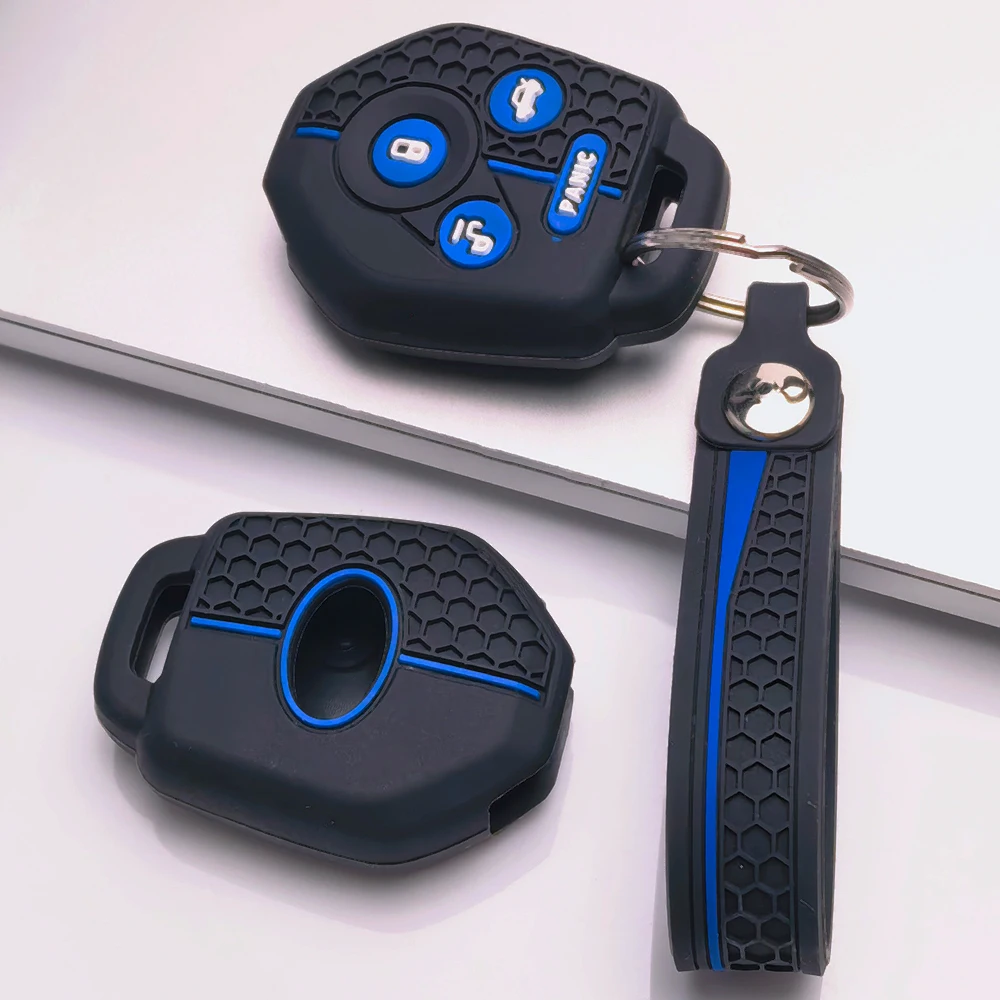 Key Case Cover for Subaru Forester Impreza WRX STI Legacy Outback BRZ XV Head Anti-Scratch Shockproof Soft Grip Button Friendly