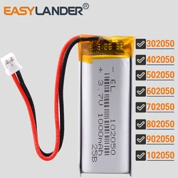 3.7V 700mAh JST 2.0mm 2pin 702050 302050 402050 502050 602050 802050 902050 102050 Rechargeable Lithium Li-ion Polymer Battery