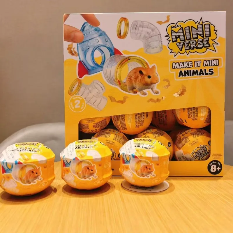 

MGA Miniverse Make It Mini Nature Animals Series Blind Box Anime Figure Doll Model Toys Collect Ornaments