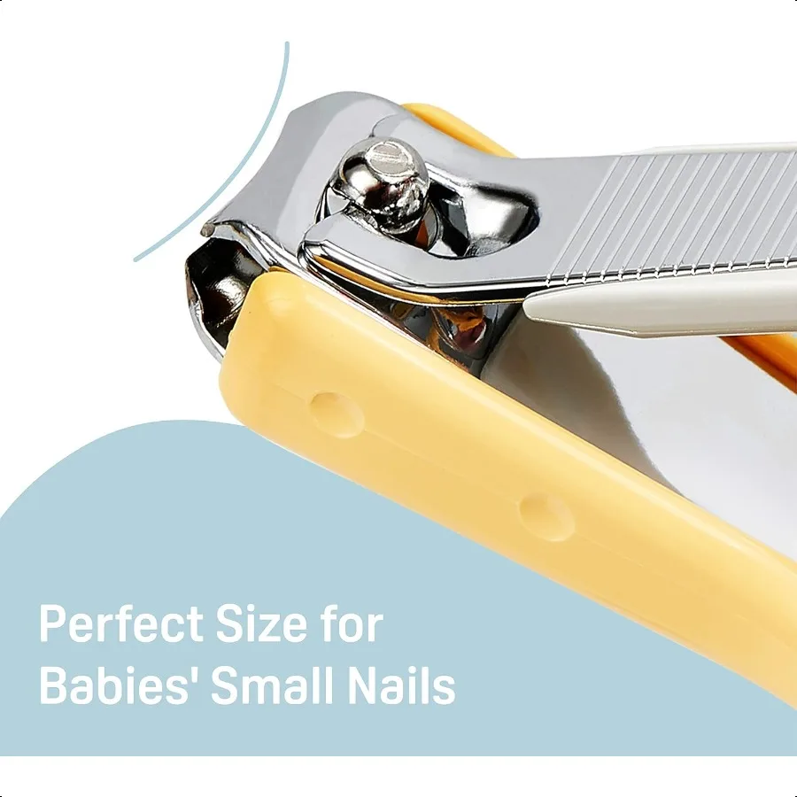 9개월 이상 사용 가능한 튐 방지 케이스가 포함된 아기 손톱깎이