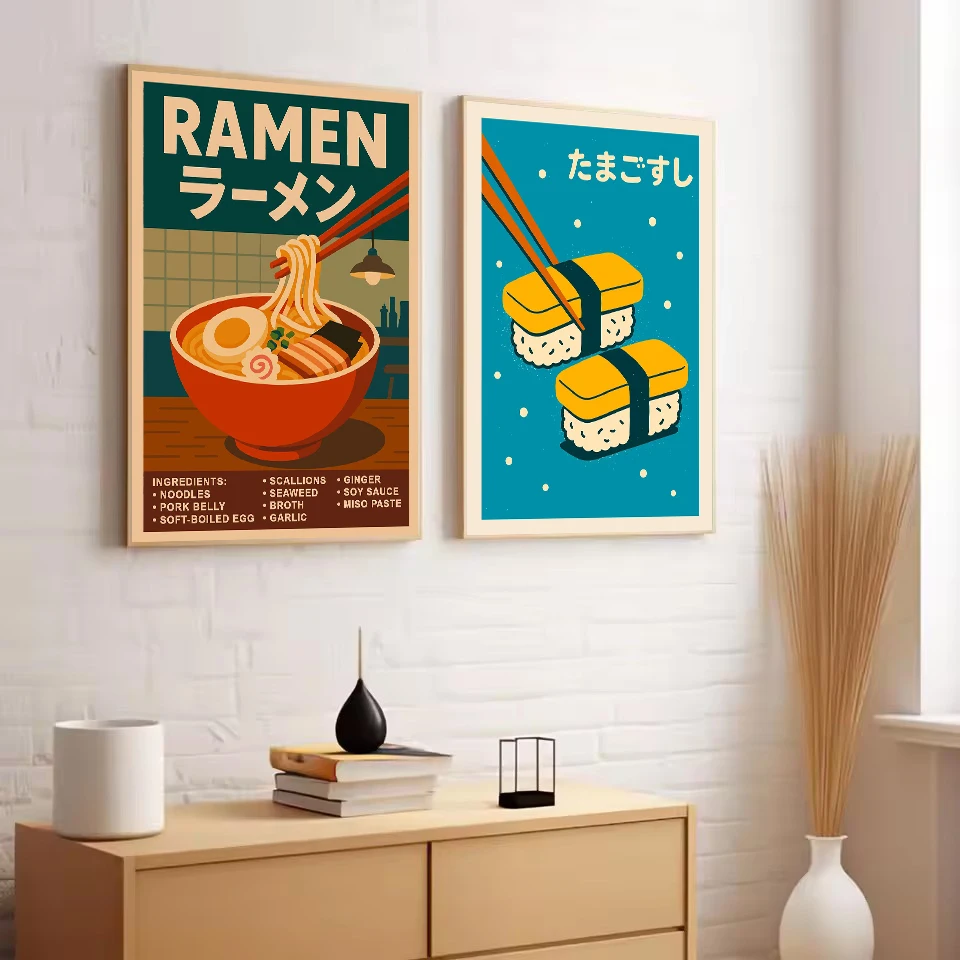 Poster Ikan Koi Ramen Kucing H - Japanese Culture Lifestyle ulasan dan harga