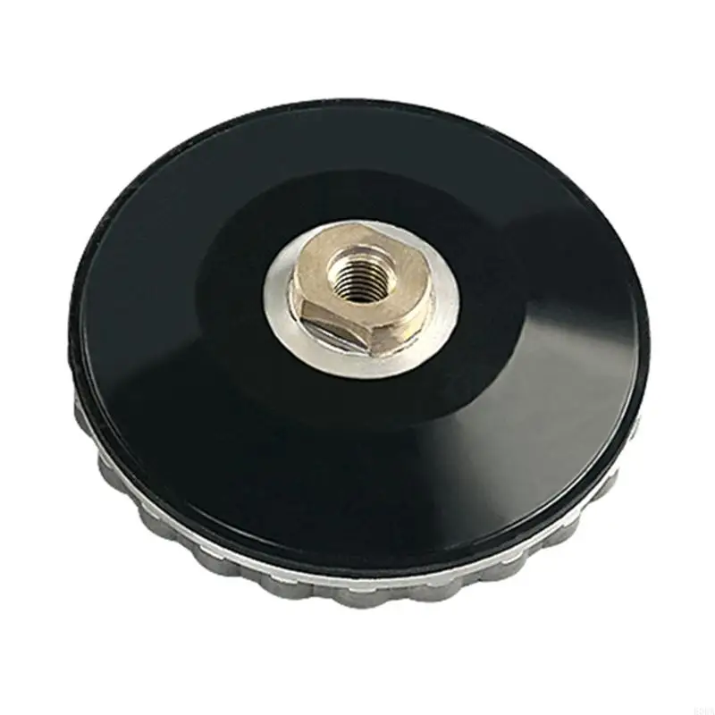 4Inch 100mm Brass Thread Lock Backing Pad Quick Changes Adapters With Aluminum Base For Stone Edges Polishing Tool 