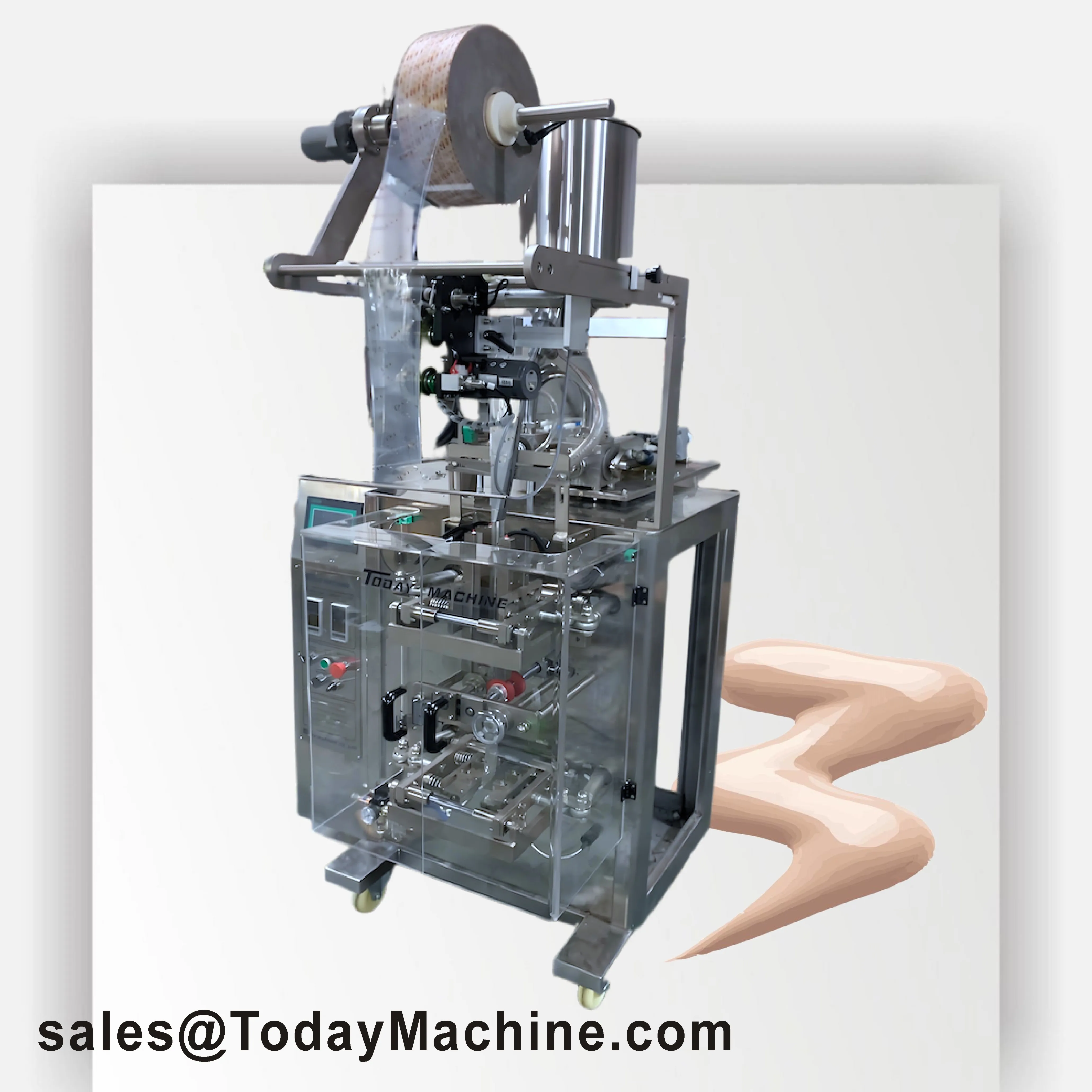 High Speed Back Seal Packer PE Film Sugar Granules Bag Packing Machinery Sealing Machine
