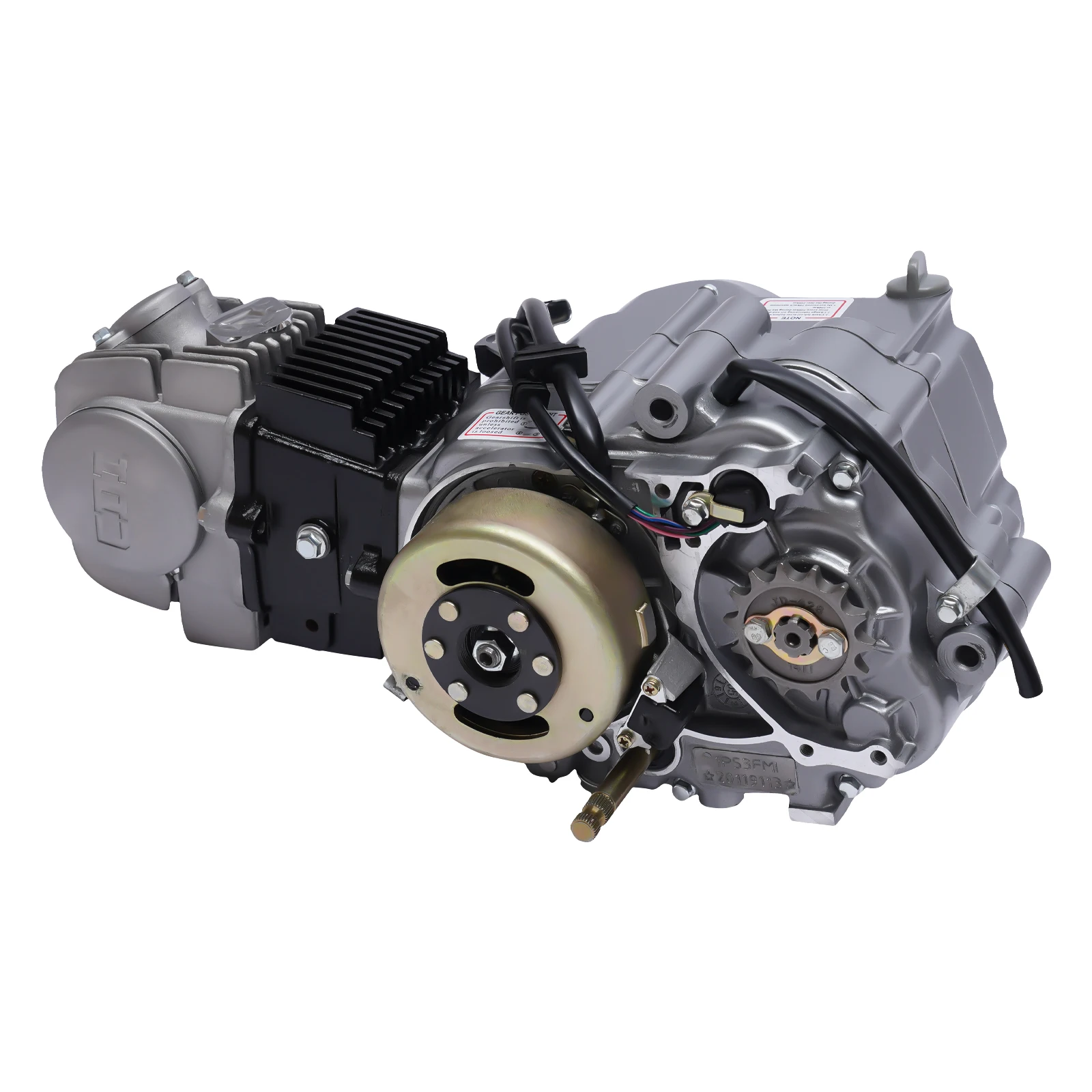 125 CC 4-Stroke Kick Start Engine Motorcycle Dirt Bike Motor for HONDA 4-Speed Powerful Engine Large Fuel Tank CDI Ignition image 5