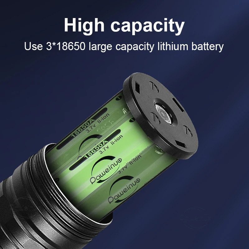 Super Bright 30W High Power Led Flashlights With Usb Charging Ultra Powerful Rechargeable Flashlight 2000 Meter Torch