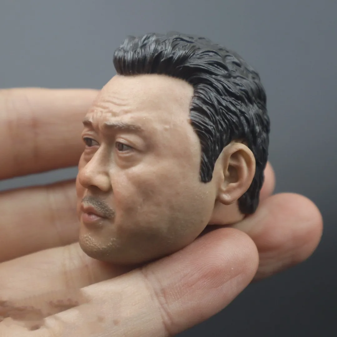 마동석、Ma Tong Seok South Korea Male Head Carving  Actor Movie Customized  Model 1/6 Scale Action Figure  Soldier Body Toys