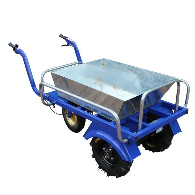 Agricultural electric chicken bus three wheels four wheels, mountain climbing orchard breeding factory site transportation