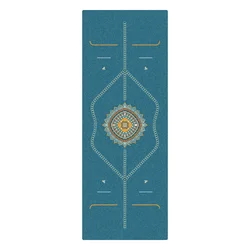 Lezyan 1.5mm Ultra-thin Portable Foldable Storage Non-slip Matte Natural Rubber Yoga Mat Sports Fitness Gym Workout Fitness