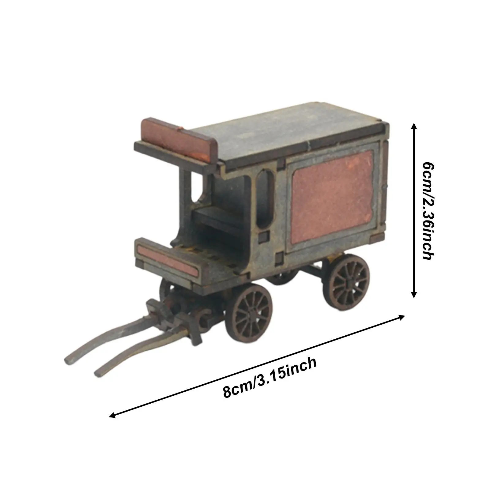 1/72 النقل بناء أطقم منمذجة تخطيط مشهد لتقوم بها بنفسك الخشب 1:72 مقياس الطلاء ديوراما المشهد الصغير نموذج الهندسة المعمارية