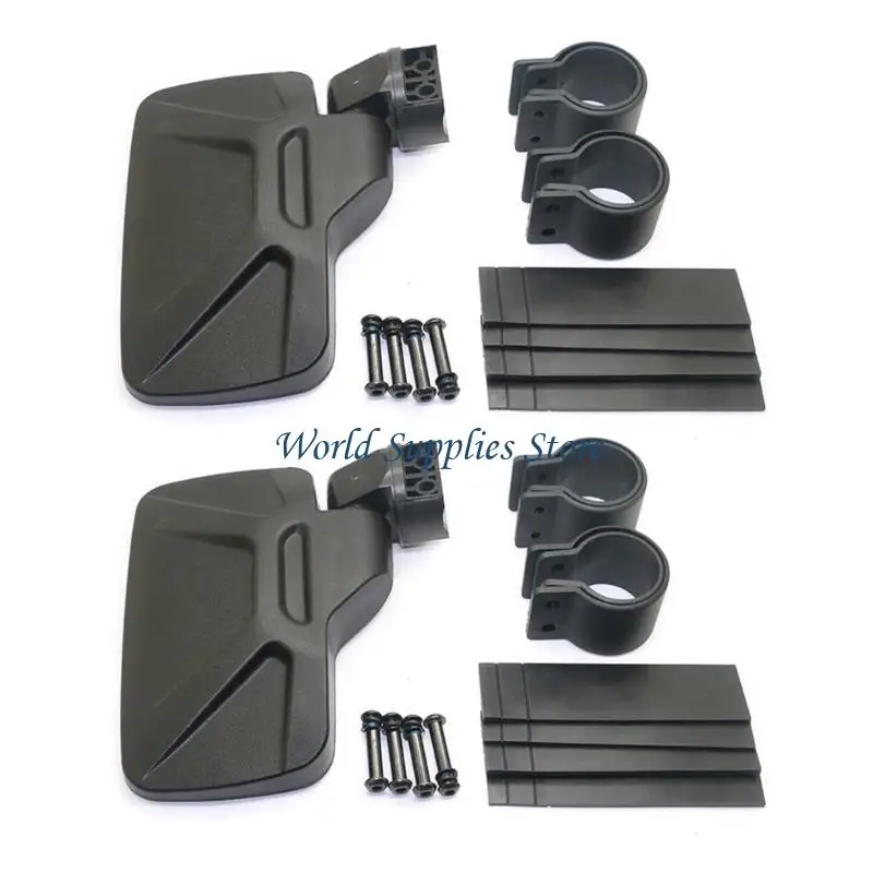 

G6KC Durable UTV Side ViewMirrors RearviewMirrors Adjustable for 1.75" 2" Roll Bars