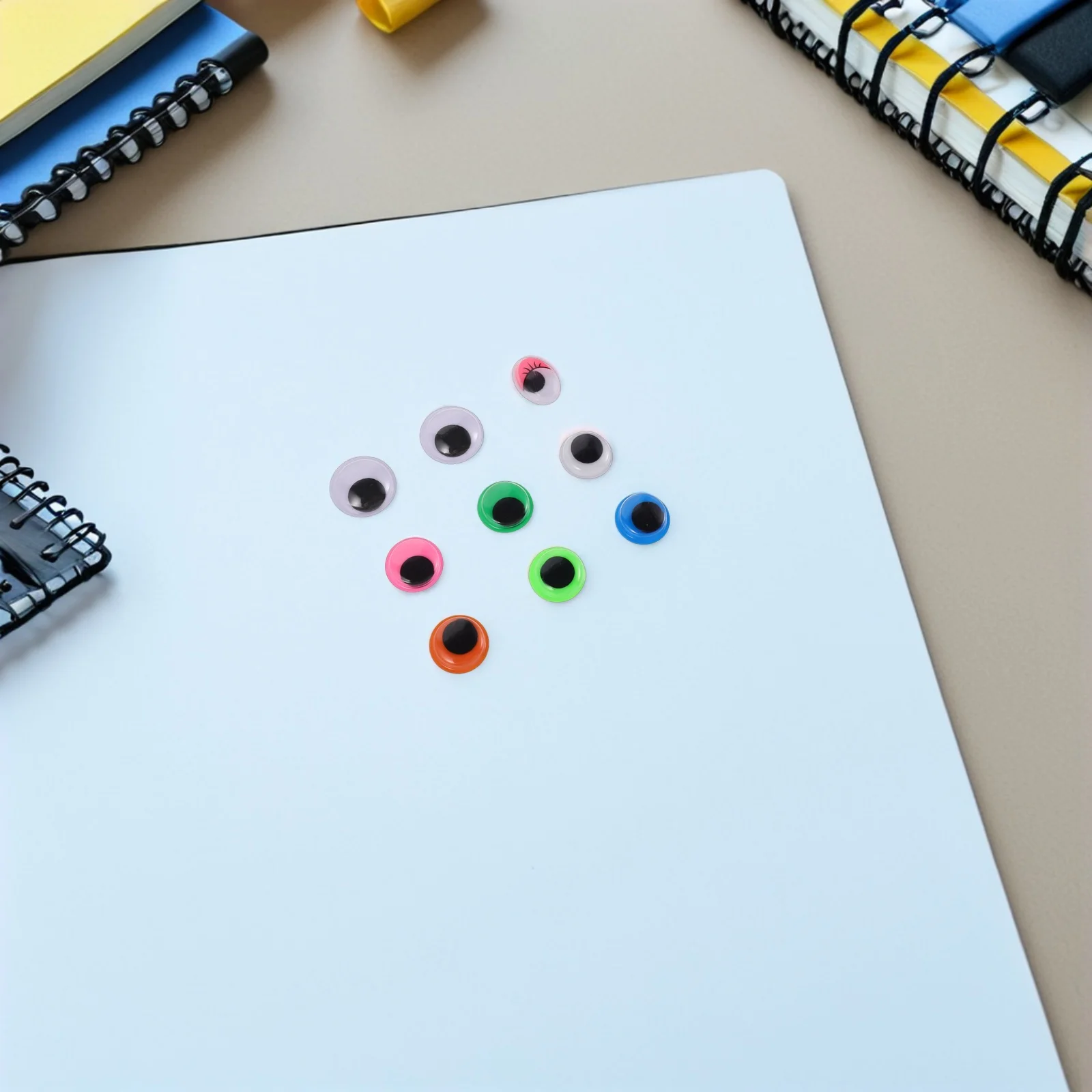 1680 Stuks Googly Eyes Zelfklevende Diverse Kleuren Maten Wiggly Sticky Eyes voor Ambachten Handgemaakte Projecten Educatief Gebruik