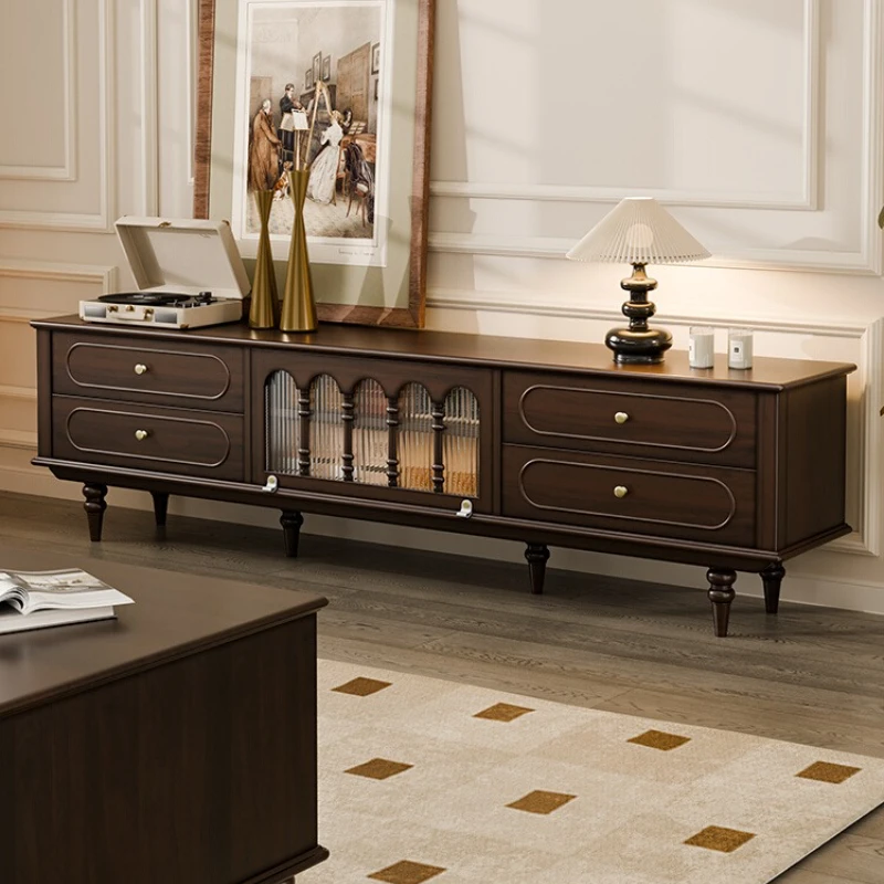 

French Design TV Cabinet Dollhouse Hallway Universal Gamer Movies Shelf Tv Table Luxury Modern Floor Archivadores Furniture