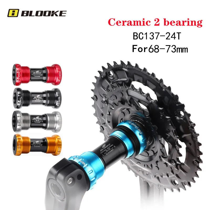 

Bicycle Ceramic Bottom Bracket 24 22 Mm Set Bearing Sealed MTB Road bike BSA68 68 73 Prowheel Crankset Parts