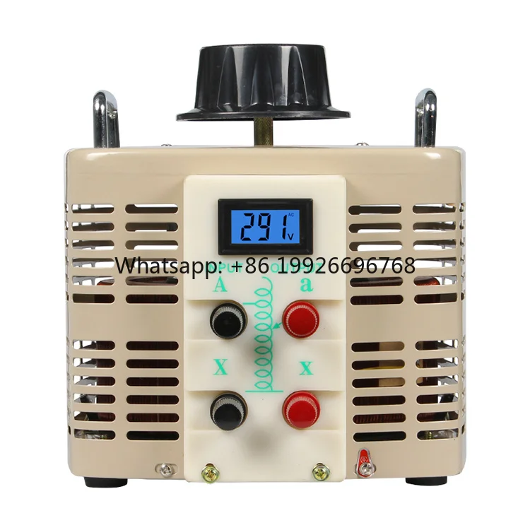 Regulador de Voltaje Manual Monofásico de Contacto TDGC de Fábrica, Estabilizador de Voltaje CA de 5kVA con Bobina de Cobre, Regulador de Voltaje Personalizado