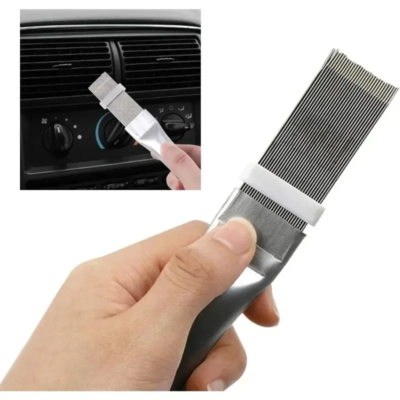 For Cleaning Brush Condenser Dryer, Flap Comb, Refrigerator Air Conditioner, Metal Cleaning Radiator Coil Evaporator New view 5