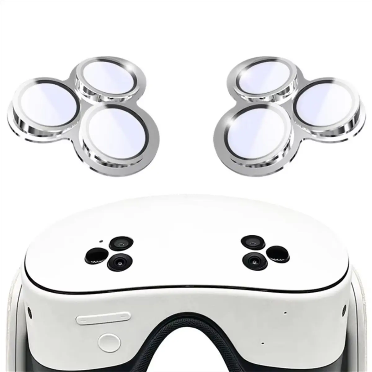 Y60A NEW-VR Glasses Lens Protector Film for Meta Quest 3S Anti-Scratch Len Protective Film Quest 3S Tempered Glass Lens Cover B