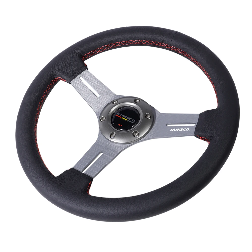 13Inch Sport Steering wheel Drift Simulation Racing Game Steering Wheel Universal 70mm PCD