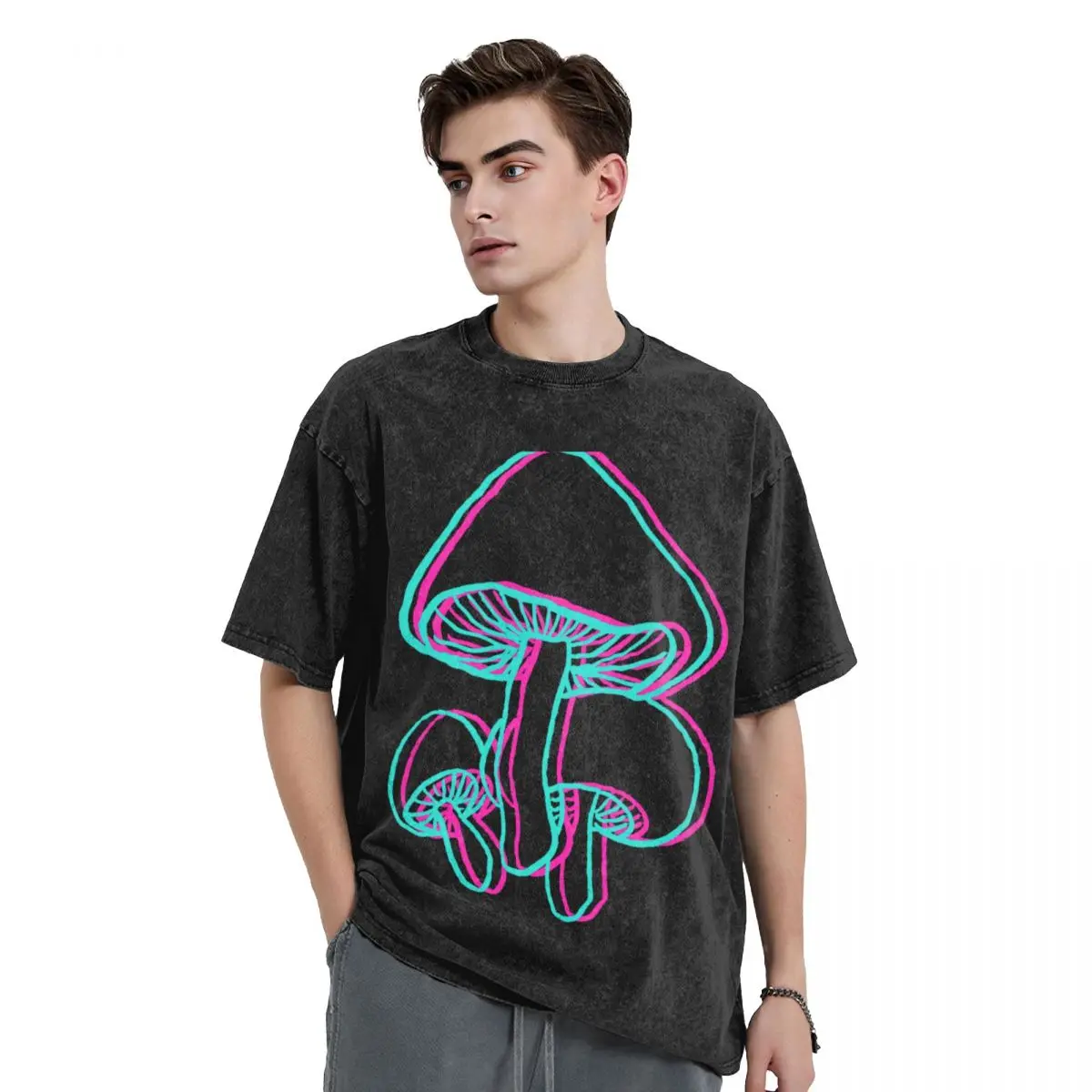 3D Mushroom Cluster T-Shirt custom shirt sports fans cheap stuff aesthetic clothes luxury clothes men