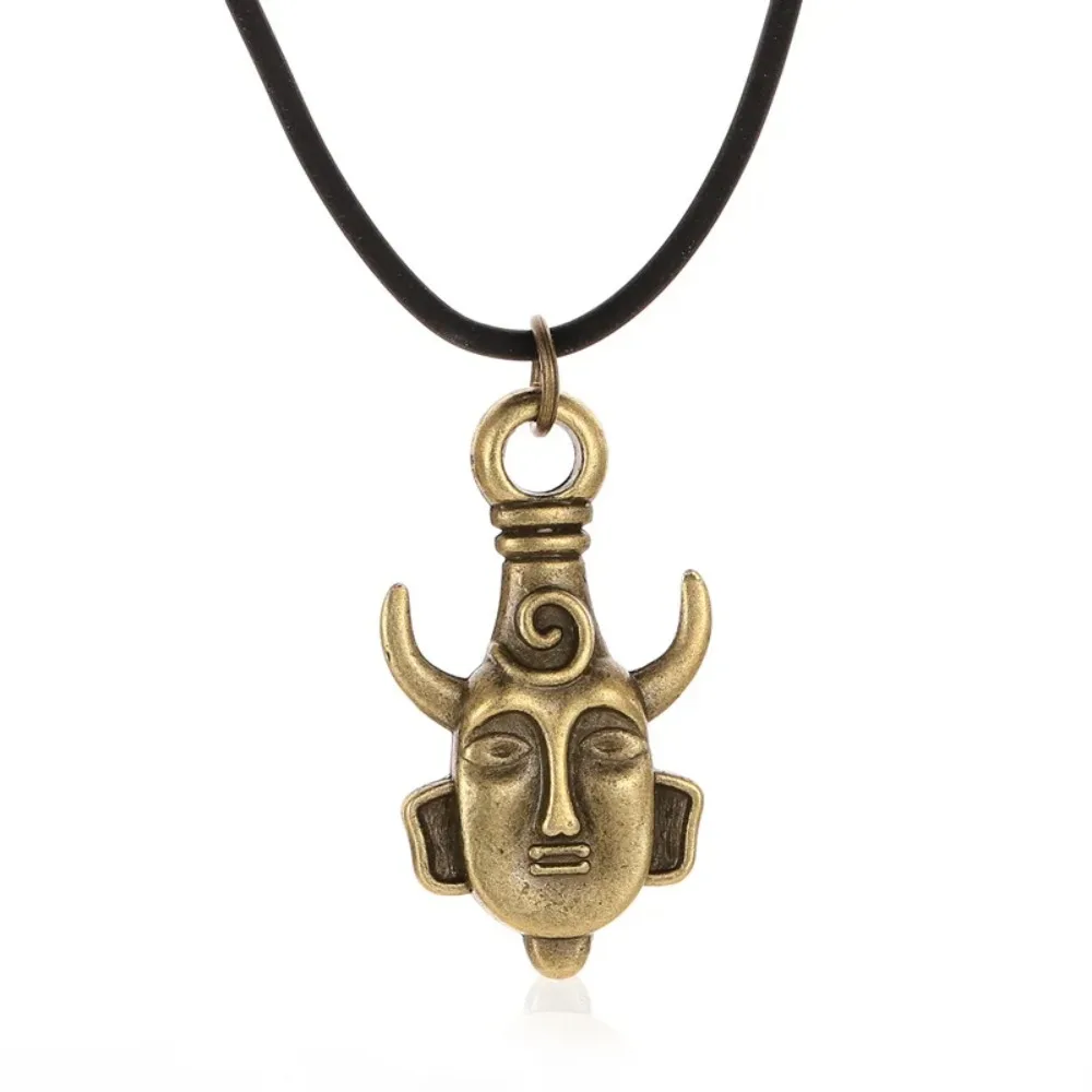 Simple Fashion Supernatural Dean Leather Rope Pendant Chain Necklace Women's Men's Winchester Amulet Gothic Vintage TrendJewelry