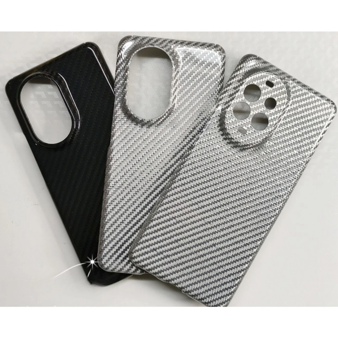 

Чехол из углеродного волокна, ультратонкий чехол из арамидного волокна, глянцевый черный противоударный чехол для HUAWEI nova13pro