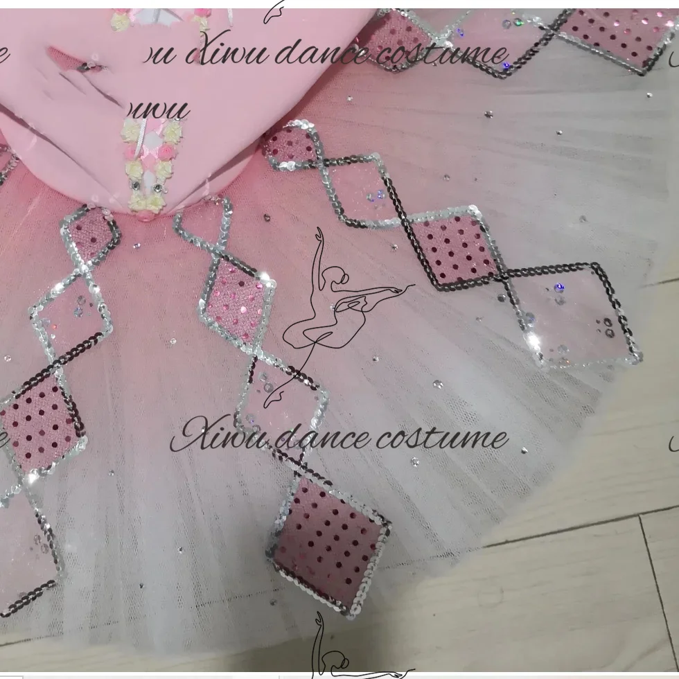 زي الباليه للمنافسة ، فستان الباليه ، الراقية ، حجم مخصص ، الأداء المهني ، عالية الجودة