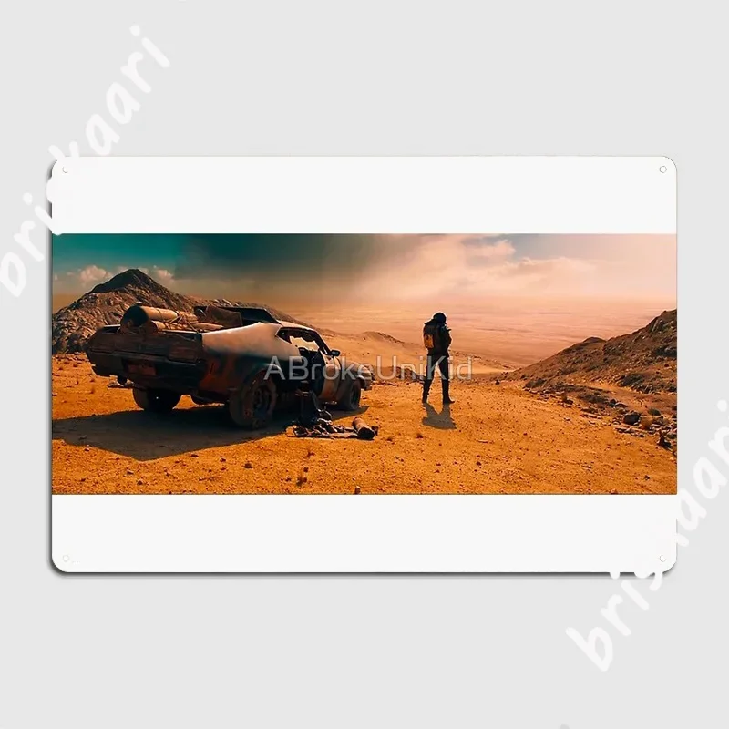 Opening From Mad Max Fury Road Metal Sign Retro Club Home Plaques Pub Garage Tin Sign Poster