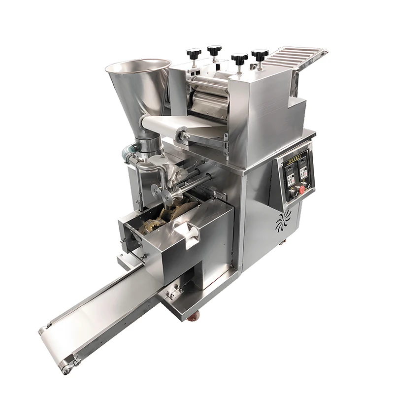 Fotografia 4: Máquina Manual de Fazer Dumplings Chineses em Aço Inoxidável, Pequena e Automática para Uso Doméstico