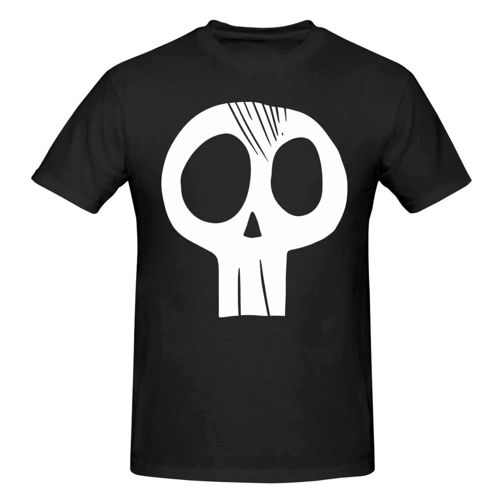 Zerocalcare Skull Tear Along Edges T-Shirt - 100% Cotton-