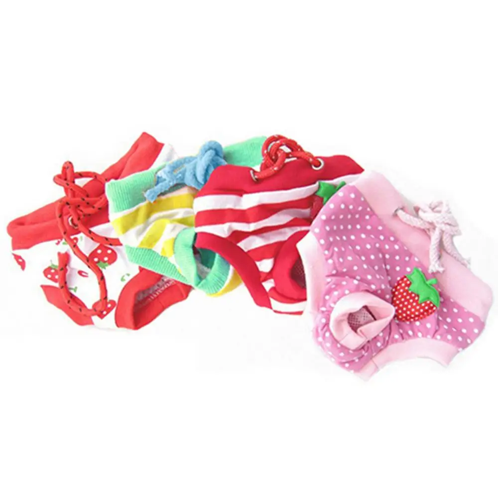 Female Pet Dog Puppy Diaper Pants Physiological Sanitary Short Panty Nappy Underwear M/L/XL