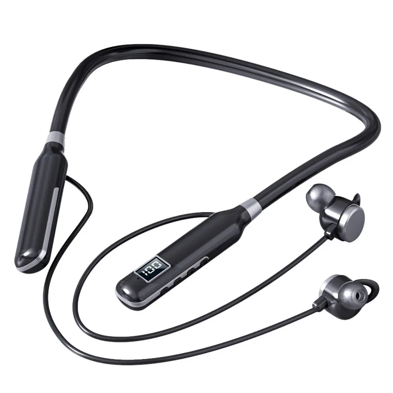 2023 Bt7 Draadloze Hoofdtelefoon Bluetooth 5.3 Nekband Oortelefoon Magnetische Sport Waterdichte Oordopjes Headset Met Mic Sd Kaart Mode