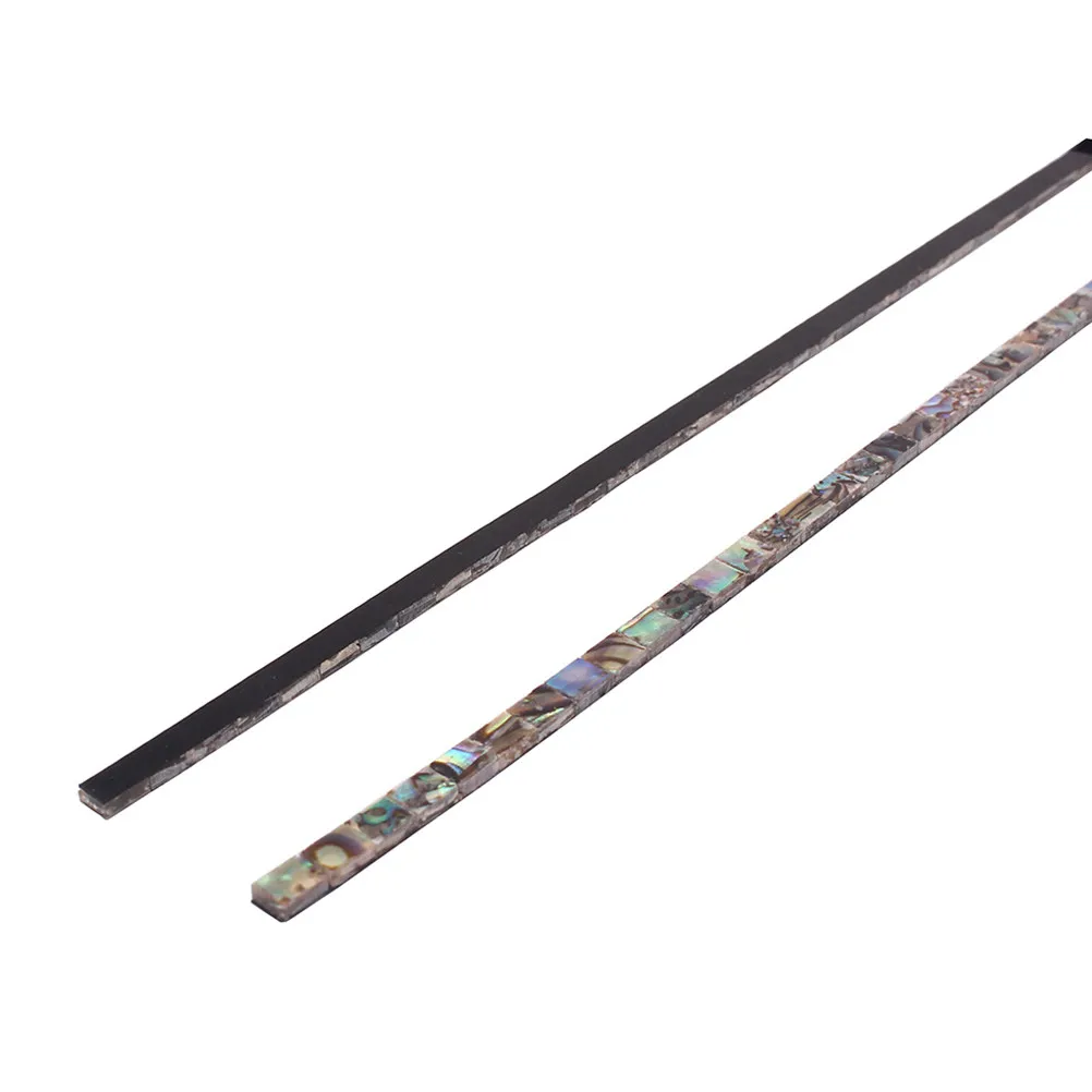 800Mm Abalone Purfling Strip Colorful Multiuse Guitar Binding Strip Trim Inlay Replacement for Guitar Bass Ukulele Repair