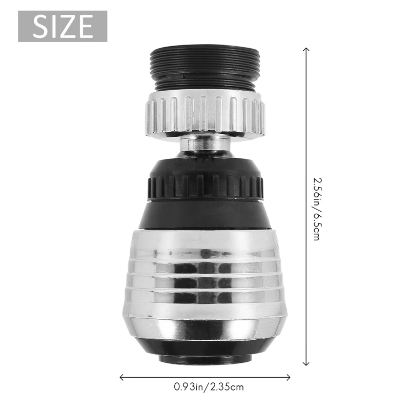 360 Degree Faucet Filter Tip Water Bubbler Faucet Anti-Splash Economizer Kitchen Supplies